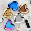 Storage Boxes Bins Metal Tray Heart Shaped Jewelry Display Home Decoration Serving Plate Table Organizer Xbjk2212 Drop Delivery Ga Dhsnb