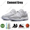Jumpman 11 Basketball Shoes 11s Low for Men Women Cement Cool Gray Gray Cherry Yellow Lekend Legend Gamma Blue Cap and Burd Breed Trainers Space Jam 11 Sneakers 50 ٪