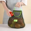Bolsas de almacenamiento para colgar, bolsa de malla reutilizable, duradera, resistente, para frutas y verduras, para patatas