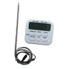 Meters Digitale Keukenthermometer Roestvrijstalen Sonde Vlees Bbq Voedseltemperatuur Barbecue Kookgerei Alarm Ta278