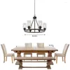 Chandeliers Black Chandelier Retro Industrial Style Farmhouse Country Restaurant Bar Table Lamp Kitchen Corridor Iron Art