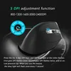 Wireless vertical mouse 2.4G wireless BT mouse, full-color lamp programming three-mode game mouse