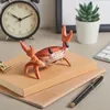 Bärbara högtalare Crab Mini trådlös Bluetooth-högtalare med mobiltelefonhållare pennhållare Tyngdlyftande Crab Desktop Stand Stereo Subwoofer 230703