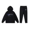 Herr Trapstar Hoodie Tracksuit Designer Embroidery Black Grey Rainbow Autumn Winter Sports Bomull