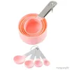 Measuring Tools Raw Material Reusable Measuring Spoon Tablespoons Plastic Cup Color Teaspoon Cat Cups R230704