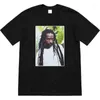 T-shirts för män 2023 sommarskjorta Bogo Buju Banton T-shirt Hip Hop Rappartryck T-shirt Bomull Oversize Herr Dam Fritid