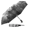 Umbrellas Forest Tree Simplicity Automatic Umbrella Travel Folding Portable Parasol Windproof