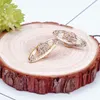 Brincos marca de moda tem selos brincos de diamante clássico saturno brincos punk jóias para mulher homem amante gift24