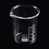 Drinkware Lid 5Pcs Glass Beaker Set 5102550100ml Borosilicate Laboratory Measuring Cup Glassware School Study Lab 230703