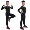 Clothing Sets Running Sets Kids Men's Sport Suit Jogging Boys Basketball Underwear Sportswear Gym Tights Soccer Tracksuit Training Clothes 230703