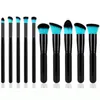 Kabuki Makeup Brushes 10pcs Professional Cosmetic Brush Kit Nylon Hair Wood Handle Mesioneshadow Foundation