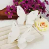Grampos de cabelo 2 pçs/lote Acessórios de borboleta de casamento branco elegante Presilhas cocar de noiva para cabeça de noiva para mulheres