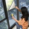 ملصقات النافذة فيلم الخصوصية في اتجاه واحد مرآة مرآة مقاومة للحرارة UV ملصق زجاجي ذاتي اللصق مناسب لغرف المعيشة العائلية
