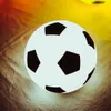 Decorative Objects Figurines Creative Football Shaped Night Light LED Patting Lamp Novelty Silicone Soccer for Kids Bedroom Bedside Decor Birthday Gifts 230703