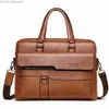 Портфель -портфезы Men Men Mormbore Bag Высококачественный бизнес знаменитый бренд PU кожаные сумки для мессенджеров.