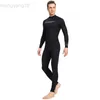 Wetsuits Drysuits Adult Surfing Wetsuit Men Swimwear Diving Suit Nylon M-3XL Full Wetsuit Diving Snorkeling Body Suits HKD230704