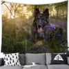 Tapisserier tyska tapestry härlig hund tapestries husdjur valp djur vägg filt tyg vardagsrum sovrum sovsal dekor vägg hängande