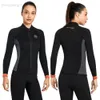 Wetsuits Drysuits DIVE SAIL 3 mm neopreen wetsuitjack Top voor heren Dames Duikpak Snorkelen Surfen Badpak Watersport Duikkleding HKD230704