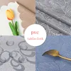 Tovaglia PVC Impermeabile E Antivegetativa Copertura Tovaglia Rotonda Outdoor Meas De Centro Para Sala Grigio