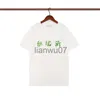 Camisetas masculinas Roupas de grife masculinas Famosas camisetas com estampa de letras gola redonda manga curta preto branco moda masculina camisetas femininas S3XL 4XL J230704