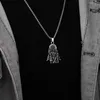 NEW Men Stainless Steel Pendant Necklace Baphomet Goat Satanic Satan Leviathan Cross Demon Devil Lucifer Jewelry Boyfriend Gift L230704