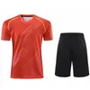 Andra sportartiklar Märke Badminton T-shirt shorts set casual tennis tröjor bord skjortor kläder Herr skjort set 230704