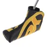 Andra golfprodukter PU Golfklubbhuvuden Headcover Skyddsöverdrag Ja-tryckt broderi Golfputter Head Cover Passar alla Blade Anser Style Putters 230703