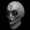 Alien kask maska impreza z okazji Halloween Cosplay Horror śmieszne lateksowe pełne nakrycia głowy śmieszne Horror tusze do rzęs kostium na Halloween maski L230704
