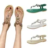 Colorful Rhinestone Human Sandals Character Women's Summer Flat Heels Wearing Size 12 for Women Wedges 1273 73