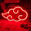 Lumières signe personnalisé nuage LED mur Art décor maison chambre salle de jeux fête décoration cadeau créatif néon veilleuse HKD230704