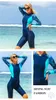 Mutesuits Dysuits One pezzi Swimsuit da bagno a maniche lunghe da bagno Studio da bagno Studio da bagno UPF 50+ lycra Surfing muta da nuoto galleggiante HKD230704