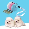 Hundehalsbänder 2M Mini Tragbare Leine Automatisches flexibles Haustier Hunde Katzenwerkzeug für kleine mittelgroße Leinen Handhalteseil