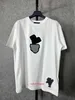 Męskie koszulki designerskie luksurymen i damska bluza 3D nadrukowane miłośnicy okrągły bawełniane litery Haftowe T-shirty z krótkim rękawem 47Y9