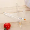 Lip Makeup Brush With Lid Transparent Small Size Lip Brush Yellow Fiber Wool Brush For Professional Lip Beauty F3628 Preot