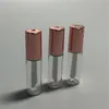 12ML 100pcs / lot Tube de brillant à lèvres vide, contenant de rouge à lèvres liquide élégant en plastique bricolage, bouteille ronde de baume à lèvres Lipgloss F2333 Qqlla