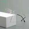 Солнцезащитные очки рамки мужчины женщины супергибкие очки и световые металлические очки без оправы для линз миопии, чтение прогрессивного 230704