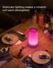 Teckin DL31 LED Table Valentines Day Gift Touch Bedside Lamp Decoration Dimmable RGB 7 Colors Night Lights for Kids Bedroom HKD230704