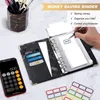 Binders Binder Binder Binder Binder مع Zipper Envelope Budget Cash Envelope 14 قطعة من مخطط الميزانية مع المغلف النقدي 230704