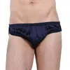 Cueca Cueca Cueca Biquíni Masculina Seda Pura Oferta Especial 5 Pares Pacote Tamanho S M L XL XXL