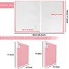 Curtains A3 A4 30 Page Diamond Painting Storage Book Clear Pockets Folder Photo Album Large Capacity School Office Data Storage Organizer