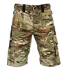 Men's Shorts Summer Military Tactical Multipocket Cargo Fivepoint Pants Male Wearresistant Outdoor Climbing Camouflage Pant 230703