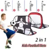 Balls Folding Soccer Goal Portable Training Mini Children s Football Target Net Indoor Outdoor Movable Toy Ball 230704