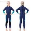 Mute Mute stagne 3mm Muta per bambina Mute in neoprene Spessore Bambini Snorkel Muta da sub Costume da bagno termico Bambino Surf Costume da bagno Spiaggia HKD230704