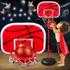 ボール 63-165 センチメートルバスケットボールスタンド高さ調節可能な子供バスケットボールゴールフープおもちゃセットバスケットボール男の子のためのトレーニング練習アクセサリー 230703
