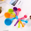 Measuring Tools Multi-color Plastic Measuring Cups Measuring Spoon DIY for Baking Cake Coffee Tea Measuring Tool Kitchen Gadget R230704