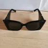 Büyük Kedi Gözü Güzel Güneş Gözlüğü Siyah/Siyah Tonlar Kadın Yaz Sunnies Gafas de Sol Sonnenbrille UV400 Gözlük Kutu