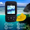 Fishfinder FF-718Li-W LUCKY Uppladdningsbar trådlös Fishfinder Vattentät Fishfinder Monitor Ekolodssensor Fiskdjupslarm HKD230703