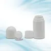 Spedizione gratuita 50 ml di plastica bianca Roll On Bottiglie, 50 cc deodorante cosmetico contenitore roll-on con grande sfera a rullo F2017319 Ciejv