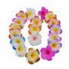 Fleurs décoratives hawaïenne artificielle Plumeria fleur de frangipanier avec pince pour bord de mer plage vacances épingle à cheveux coiffure cheveux