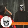 Хэллоуин Реалистичный череп полная голова масска жуткая маска для вечеринки латексная лицевая обложка подвижные челюсти клубные костюмы косплей реквизит смешной L230704